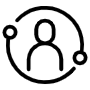 Activity Of Person Black Outline free icon for commercial use