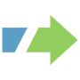 Arrow Right Green And Blue free icon for commercial use