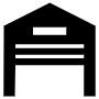 Black Empty Warehouse free icon for commercial use