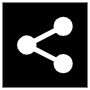 Black Sharethis Logo Square icon