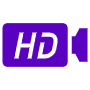 Blue Camera And Hd Quality Sign free icon for commercial use