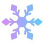 Blue Snowflake Or Winter Weather free icon for commercial use