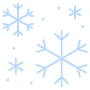 Blue Snowflakes Winter Weather free icon for commercial use