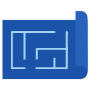 Blueprint Project House Floor Plan free icon for commercial use