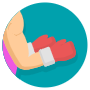 Boxing Gloves And Woman icon