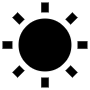 Brightness Symbol free icon for commercial use