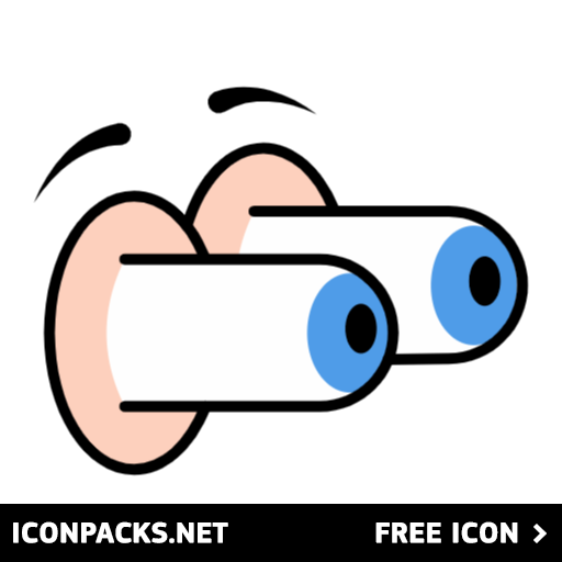 Free Cartoon Eyes Popping Out SVG, PNG Icon, Symbol. Download Image.