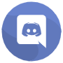 Discord Circle Blue Logo icon