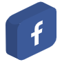3d Facebook Logo free icon for commercial use