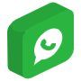 3d Whatsapp Logo free icon for commercial use