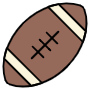 American Football free icon for commercial use