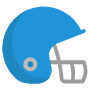 American Football Blue Helmet free icon for commercial use
