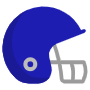 American Football Blue Helmet free icon for commercial use