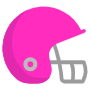 American Football Pink Helmet free icon for commercial use
