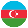 Azerbaijan Flag Circular icon