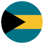 Bahamas Flag Circular icon