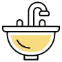 Bathroom Yellow Sink icon