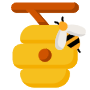 Beehive And Bee free icon for commercial use