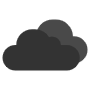 Black Clouds free icon for commercial use