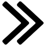 Black Double Chevrons Right free icon for commercial use