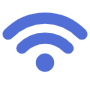 Blue Wifi free icon for commercial use