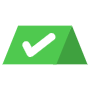 Booked Reserved Green Sign And White Check Mark free icon for commercial use