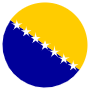 Bosnia Flag Circular icon