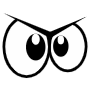 Cartoon Eyes Aggressive free icon for commercial use