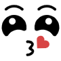 Cartoon Eyes Kiss free icon for commercial use