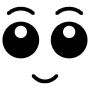 Cartoon Eyes Smile free icon for commercial use