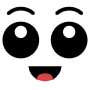 Cartoon Eyes Smile free icon for commercial use
