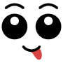 Cartoon Eyes Tongue Out free icon for commercial use