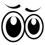 Cartoon Eyes Upset Sorry free icon for commercial use