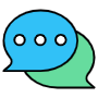 Chat Boxes And Conversation Speech Bubbles free icon for commercial use