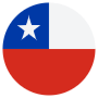 Chile Flag Circular free icon for commercial use