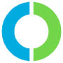 Circular Pie Chart 50 Percent free icon for commercial use