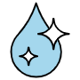 Clean And Fresh Blue Water Drop icon