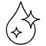 Clean And Fresh Water Outline icon