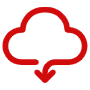 Cloud Data Download free icon for commercial use