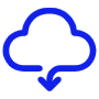 Cloud Data Download free icon for commercial use
