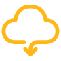 Cloud Data Download icon