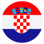 Croatia Flag Circular free icon for commercial use