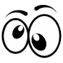 Cute Cartoon Eyes Confused free icon for commercial use