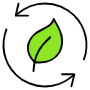 Ecology Sustainable Green Leaf Symbol free icon for commercial use