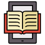 Ereader And Opened Ebook free icon for commercial use