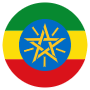 Ethiopia Flag Circular icon