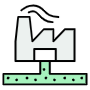 Factory Waste Water Treatment Pipes free icon for commercial use