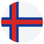 Faroe Islands Flag Circular icon