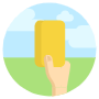 Football Yellow Card icon