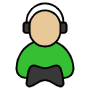 Gamer free icon for commercial use